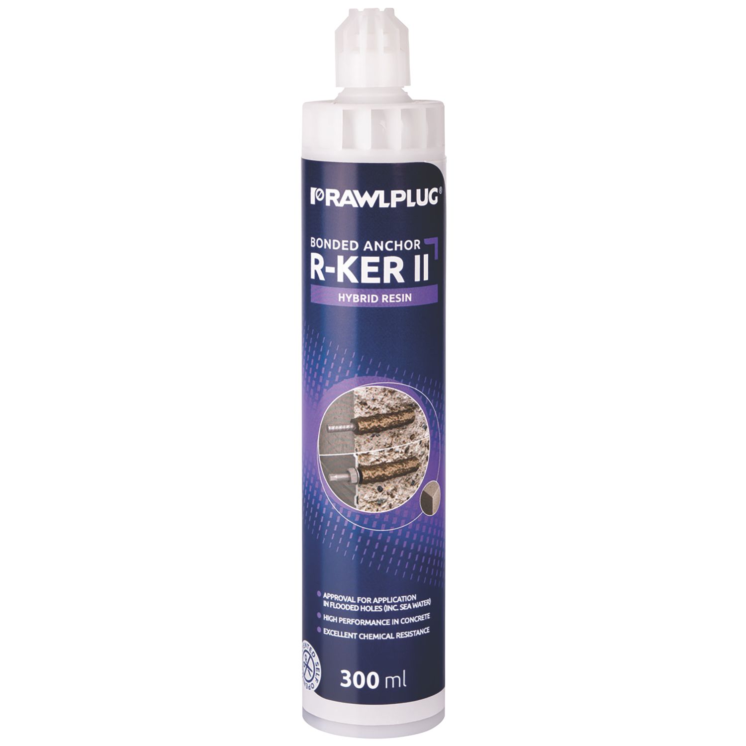 Rawlplug R-KER-II-300 Hybrid Resin 300ml (521GR)