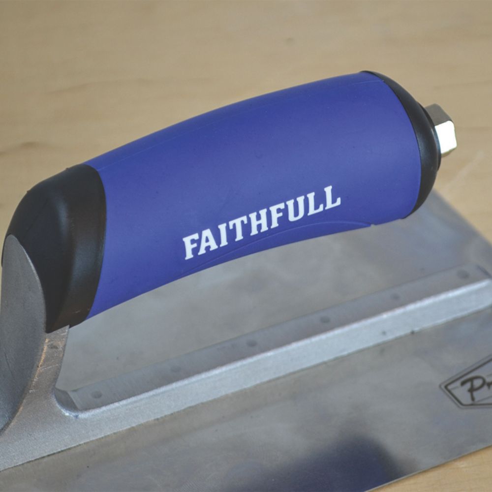 Faithfull Prestige Forged Chrome Vanadium Gauging Trowel - 180mm (7 Inch) Professional Masonry Tool - View #6