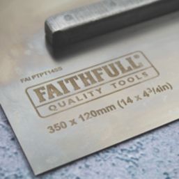 Faithfull Prestige Pre-Worn Plastering Trowel 14"