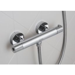 Bristan Zing Rear-Fed Exposed Chrome Thermostatic Mixer Shower