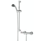 Bristan Zing Rear-Fed Exposed Chrome Thermostatic Mixer Shower