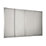 Spacepro  4-Door Sliding Wardrobe Door Kit Dove Grey Frame Dove Grey Panel 2898mm x 2260mm