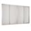 Spacepro  4-Door Sliding Wardrobe Door Kit Dove Grey Frame Dove Grey Panel 2898mm x 2260mm