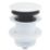 McAlpine CWP60-CB-WH Gloss White 1.25" Slotted/Unslotted Pop Up Basin Waste