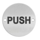 Eclipse  Push Fire Door Sign 76mm