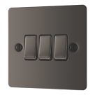 LAP  20A 16AX 3-Gang 2-Way Light Switch  Black Nickel