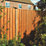 Rowlinson Vertical Board Feather Edge  Fence Panels Honey Brown 6' x 6' Pack of 3