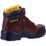 CAT Striver Mid    Safety Boots Brown Size 8