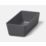Essentials Nitaki Plastic Cutlery Tray 182mm x 90mm Grey