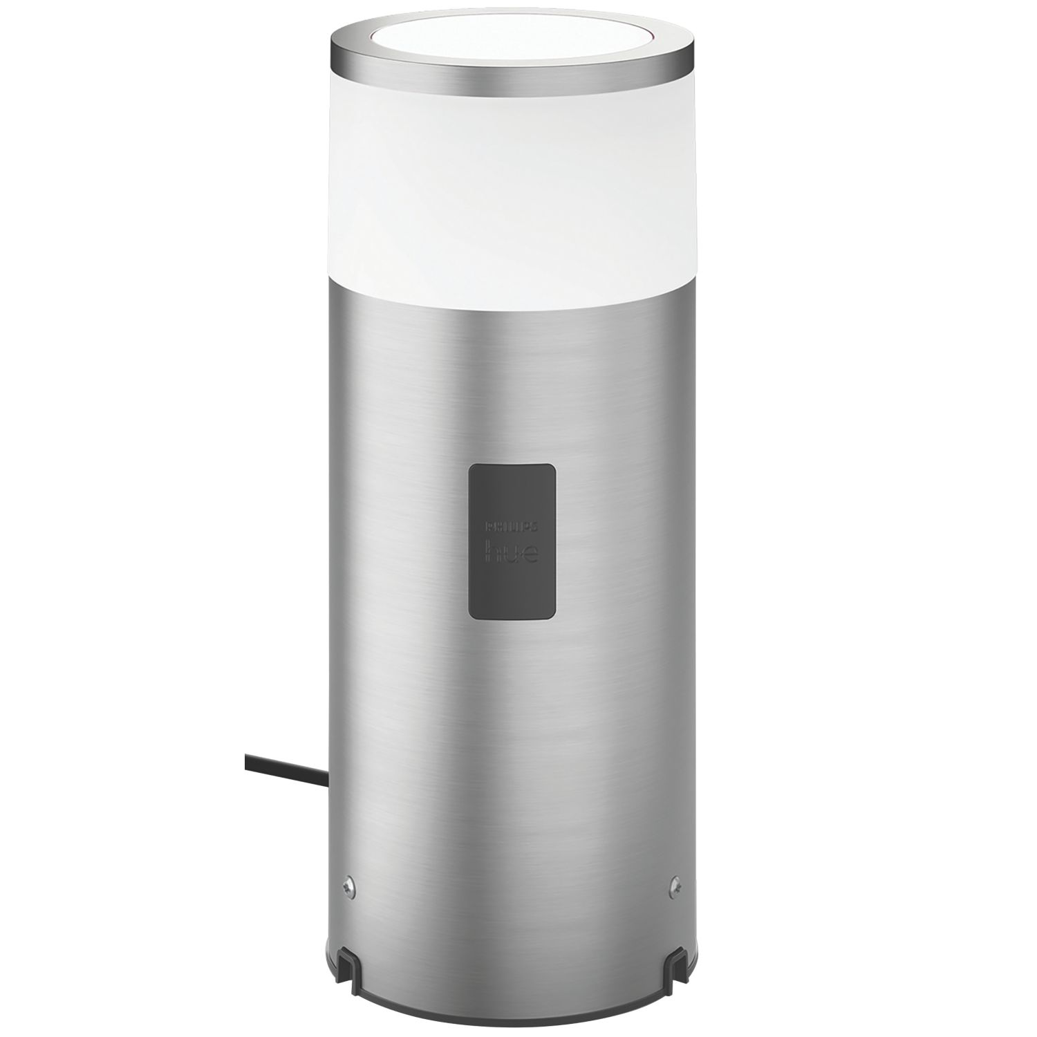 Philips Hue Calla Outdoor LED Bollard Light Matt Chrome 8W 590lm (521RK)