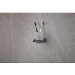 Hansgrohe AddStoris Toothbrush Tumbler Matt Black