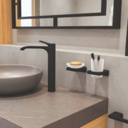 Hansgrohe AddStoris Toothbrush Tumbler Matt Black