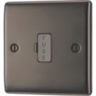 British General Nexus Metal 13A Unswitched Fused Spur  Black Nickel