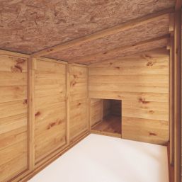 Mercia Berkshire 11' x 3' 6" (Nominal) Pent Shiplap T&G Timber Dog Kennel