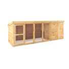 Mercia Berkshire 11' x 3' 6" (Nominal) Pent Shiplap T&G Timber Dog Kennel