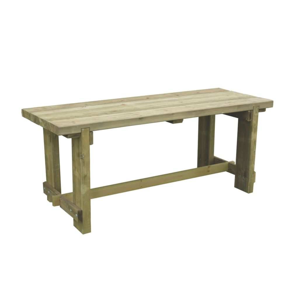 750 mm Rectangular Tables | Garden Furniture | Screwfix.com