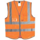Pro RTX High Visibilty Executive Waistcoat Orange 3X Large 56" Chest