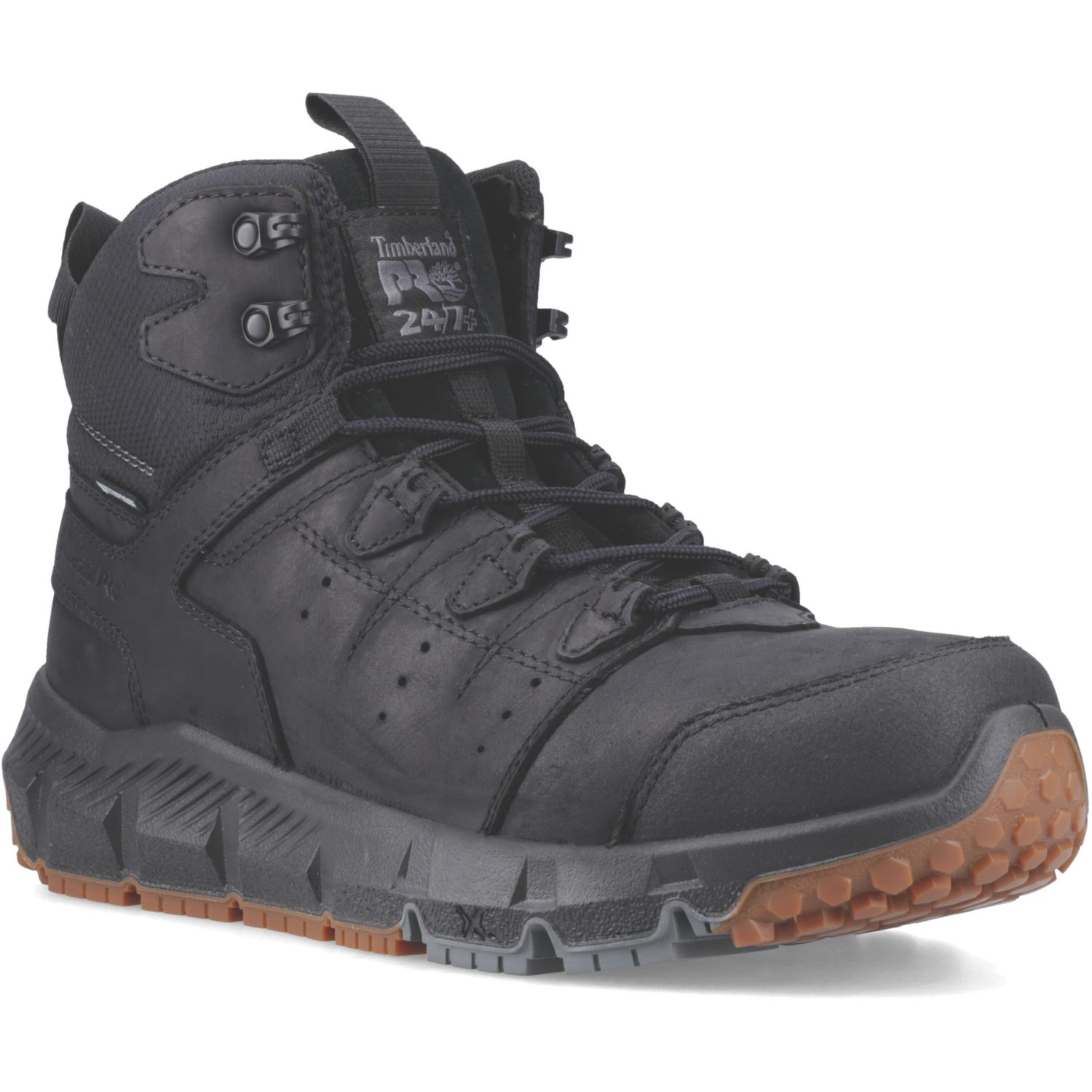 Timberland Pro Tempe Size 8 Black Waterproof Safety Boots (522EK)