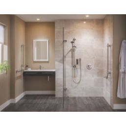 Triton Elina Concealed Single Outlet Thermostatic Chrome Mixer Shower Valve