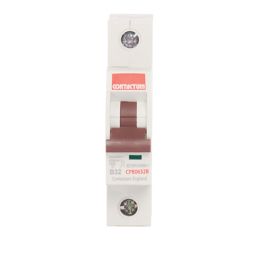 Contactum Defender 32A SP B Curve  MCB