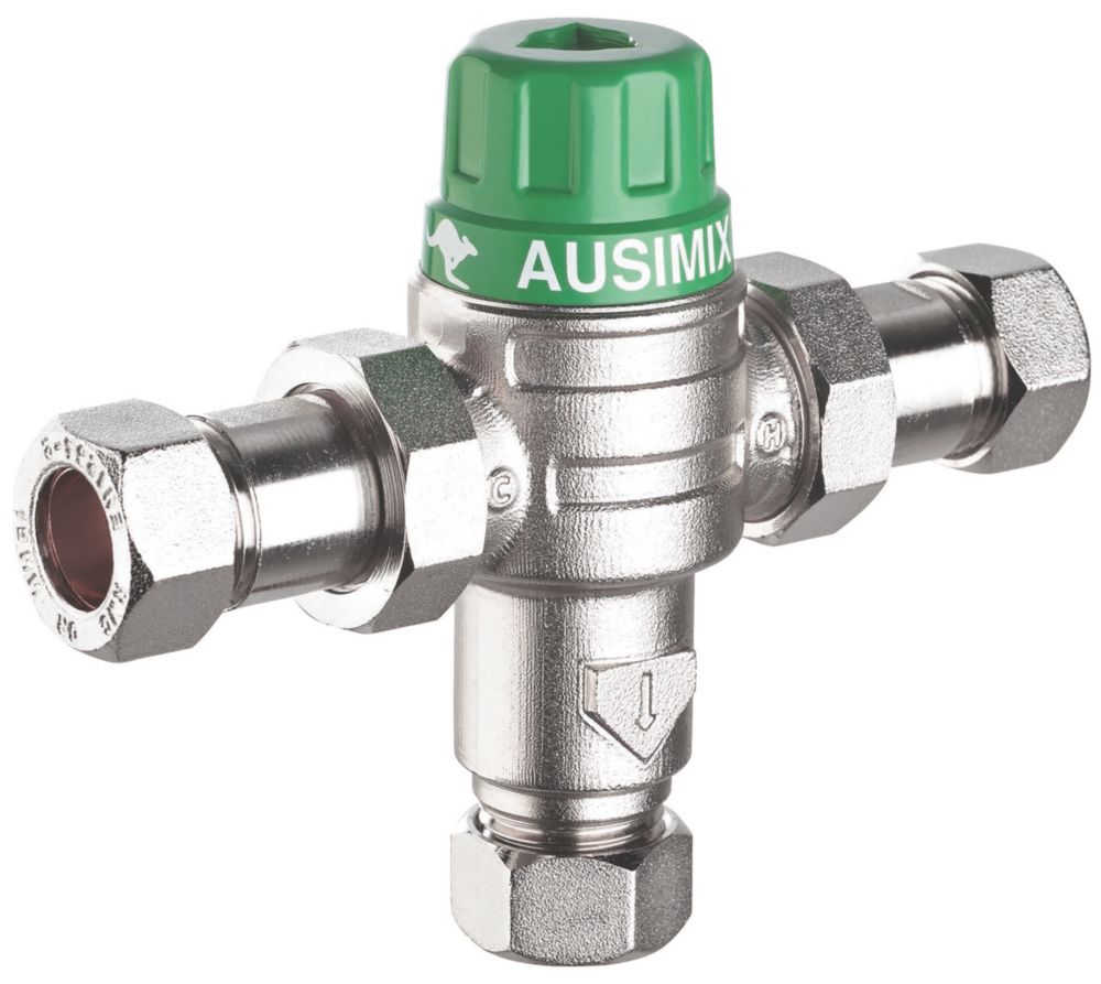 Reliance Valves HEAT110755 Ausimix 2-in-1 Thermostatic Mixing Valve 22mm