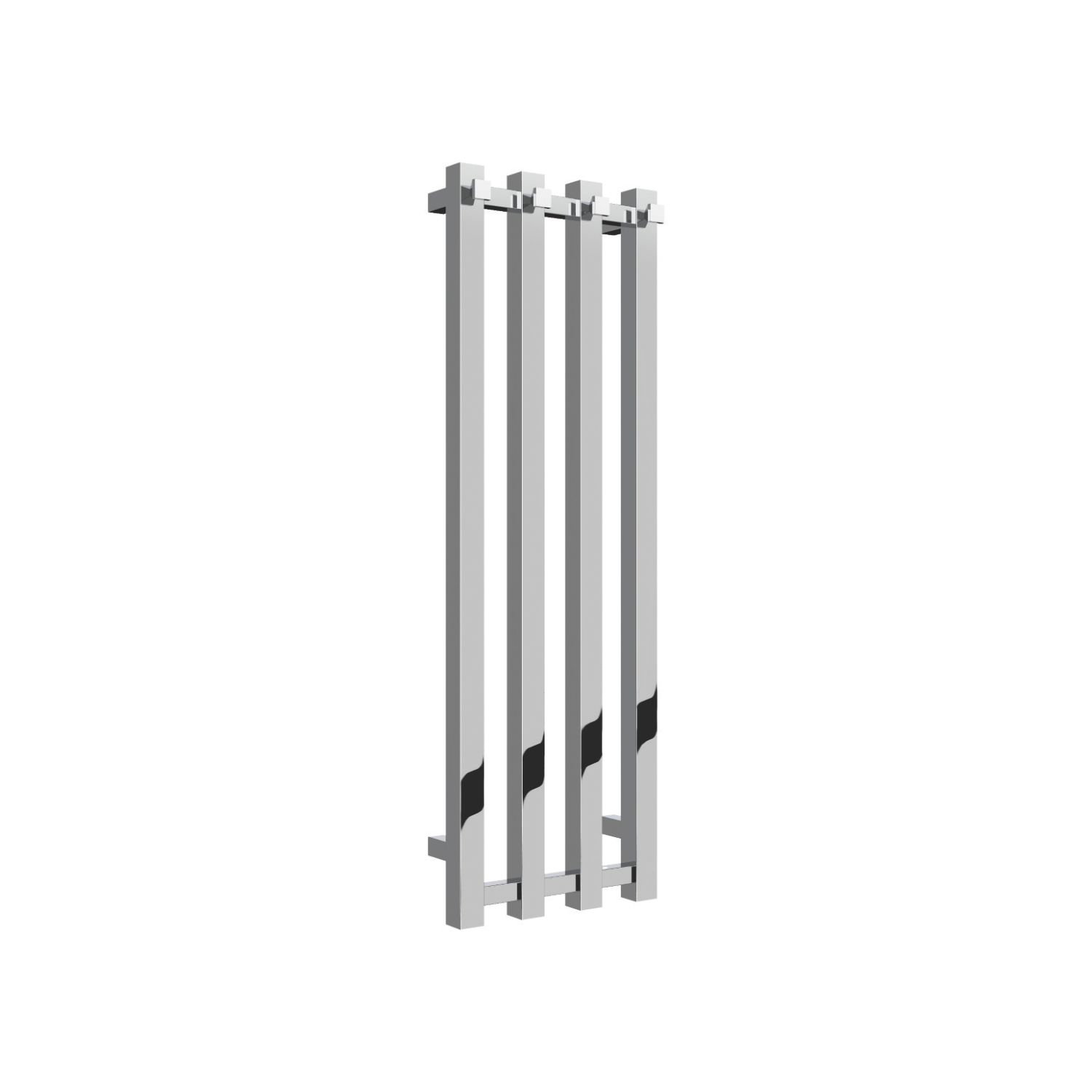 Reina 800mm x 260mm 575BTU Chrome Flat Designer Towel Radiator (522LH)