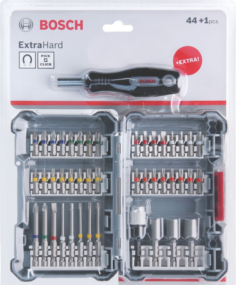 Bosch drill discount bit set screwfix