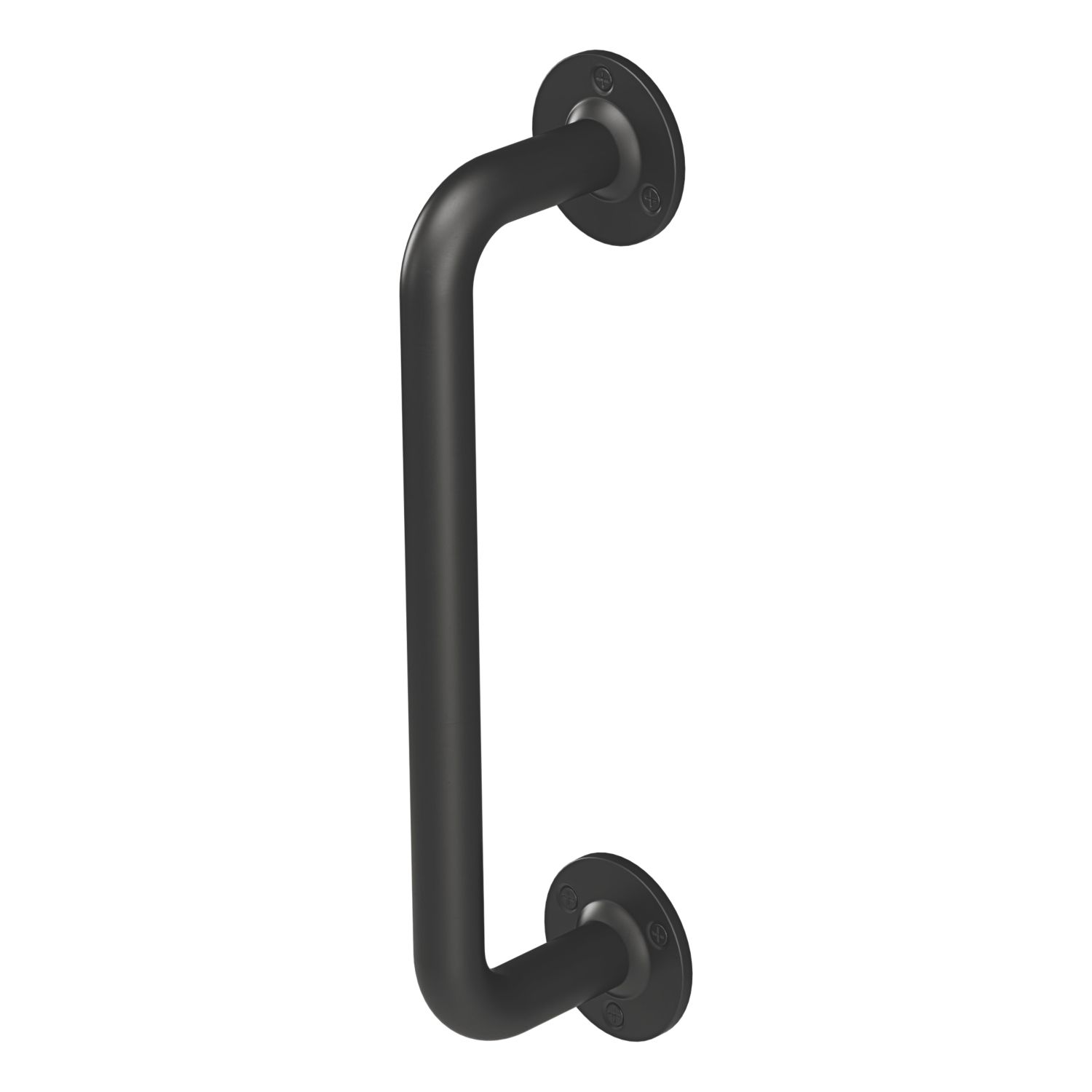 Rothley Angled Household Steel Grab Rail Matt Black 305mm (522RG)