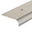 Stormguard  Grey Aluminium Stair Tread Cover 1000mm x 57mm x 15mm 2 Pack