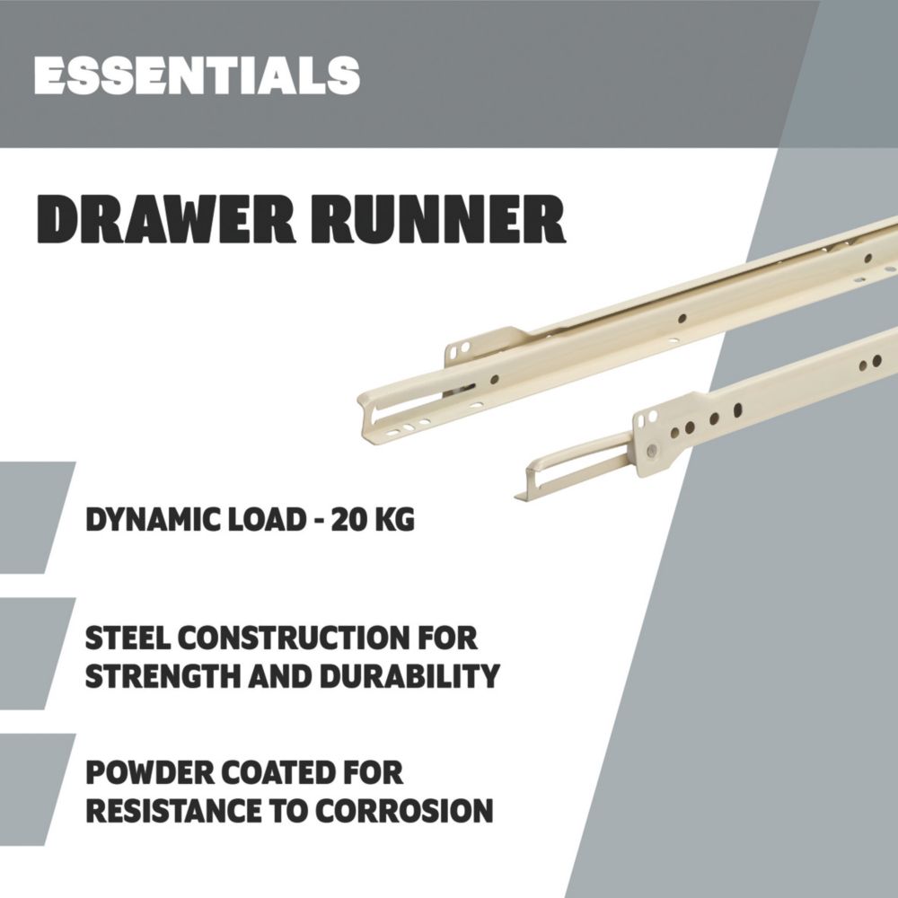 Bottom Fix Drawer Slides | Bottom Drawer Runners | UK