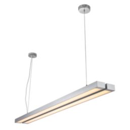 Saxby Borde LED Pendant Silver 48W 4800lm