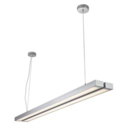 Saxby Borde LED Pendant Silver 48W 4800lm