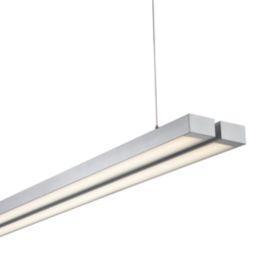 Saxby Borde LED Pendant Silver 48W 4800lm