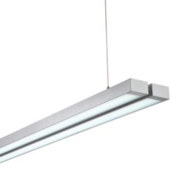 Saxby Borde LED Pendant Silver 48W 4800lm