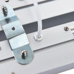 Saxby Borde LED Pendant Silver 48W 4800lm