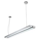 Saxby Borde LED Pendant Silver 48W 4800lm