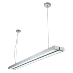 Saxby Borde LED Pendant Silver 48W 4800lm