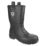 Amblers FS90 PVC Size 4  Black Waterproof Steel Toe Cap Safety Rigger Boots