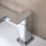 ETAL Lanza Chrome 174mm Deck Mounted Lever 2 Tap Holes Bath Mixer Tap