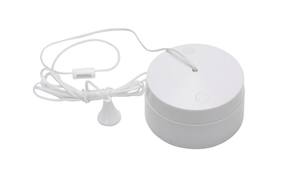 British General  6A 2-Way Pull Cord Switch White