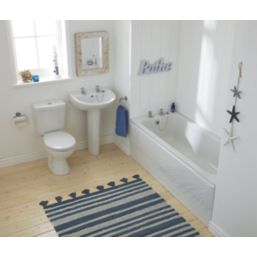 Armitage Shanks Sandringham 21 Full Pedestal Basin 2 Tap Holes 550mm