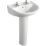 Armitage Shanks Sandringham 21 Full Pedestal Basin 2 Tap Holes 550mm