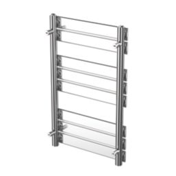 Flomasta Flat Bar 800mm x 500mm 785BTU Chrome Vertical Designer Radiator
