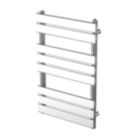 Flomasta Flat Bar 800mm x 500mm 785BTU Chrome Vertical Designer Radiator
