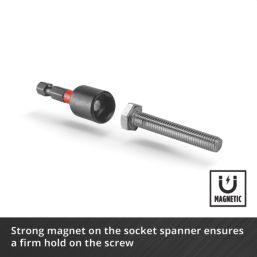 Einhell  1/4" Hex Shank Mixed Impact Driver Bit Set 35 Pieces