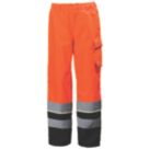 Helly Hansen UC-ME Waterproof Hi Vis Trousers Orange / Ebony 31.5" W 31.5" L