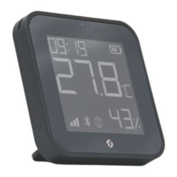 Shelly BLU Black Humidity & Temperature Display