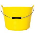 Red Gorilla  Polyethylene Bucket Yellow 22Ltr