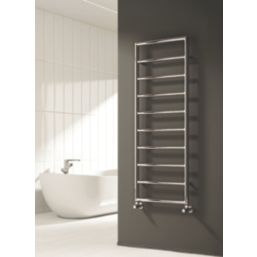 Reina 813mm x 550mm 691BTU Chrome Flat Designer Towel Radiator