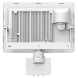 LAP Weyburn Outdoor LED Floodlight With PIR Sensor White 30W 3000lm